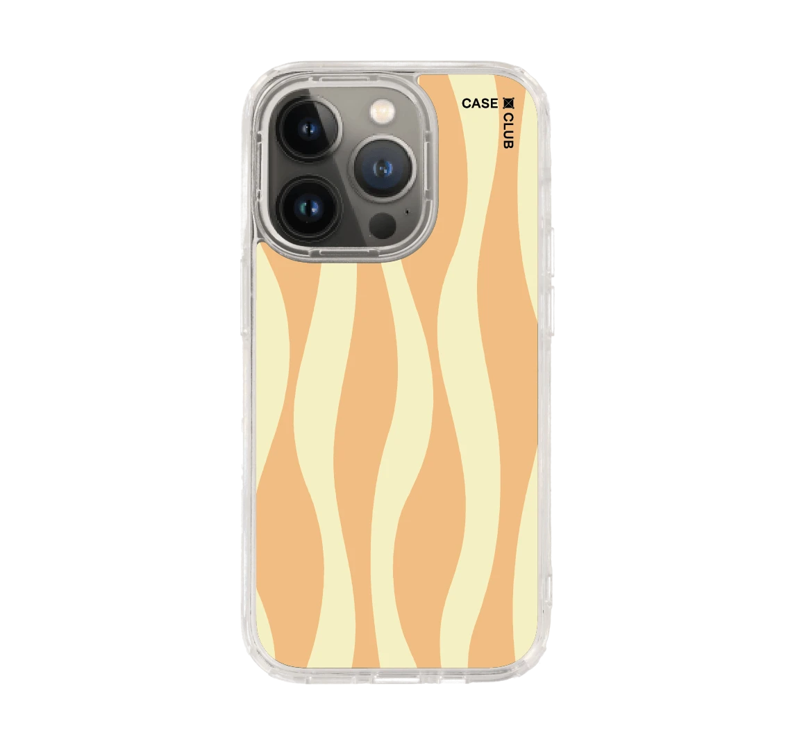 yellow & orange wavy pattern